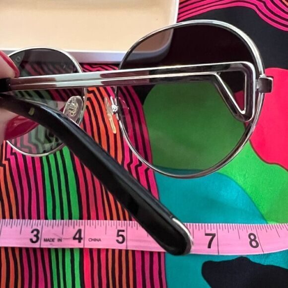 Chloe Cypress Silver Frame Sunglasses Made in Italy